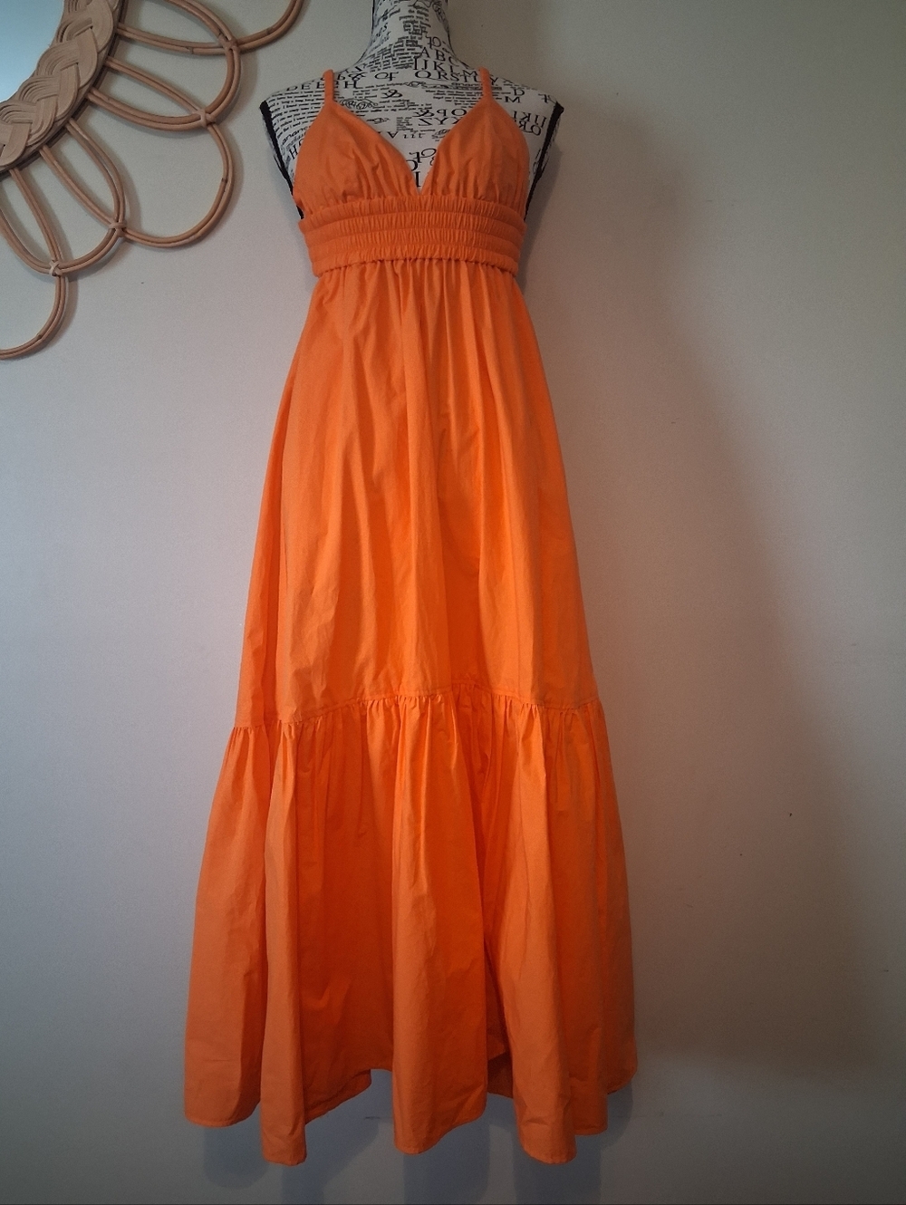 ALC Women's Rhodes Orange Dress Size 4 - Picture 4 of 13